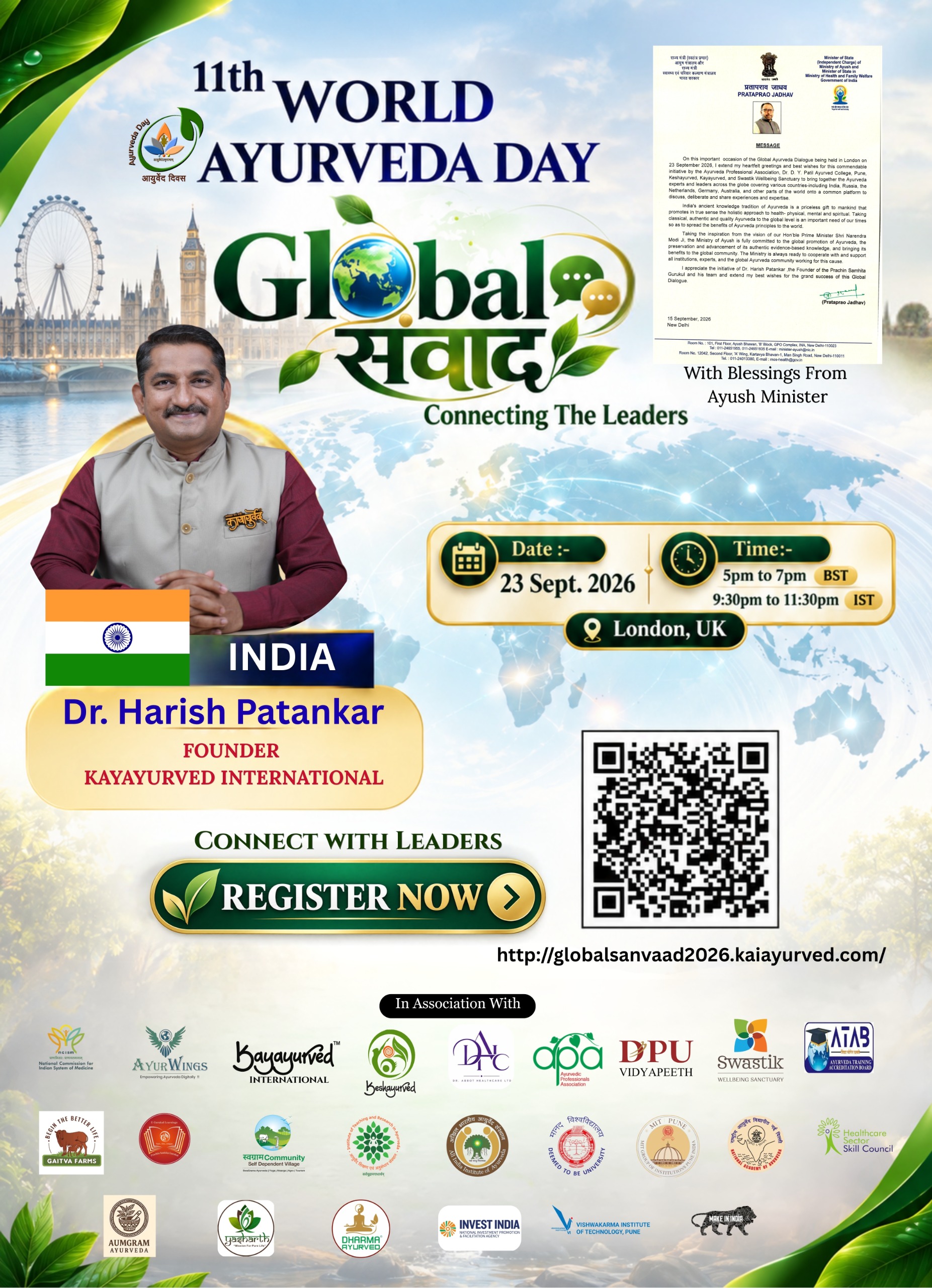 Dr. Harish Patankar — Founder, Kayayurved International