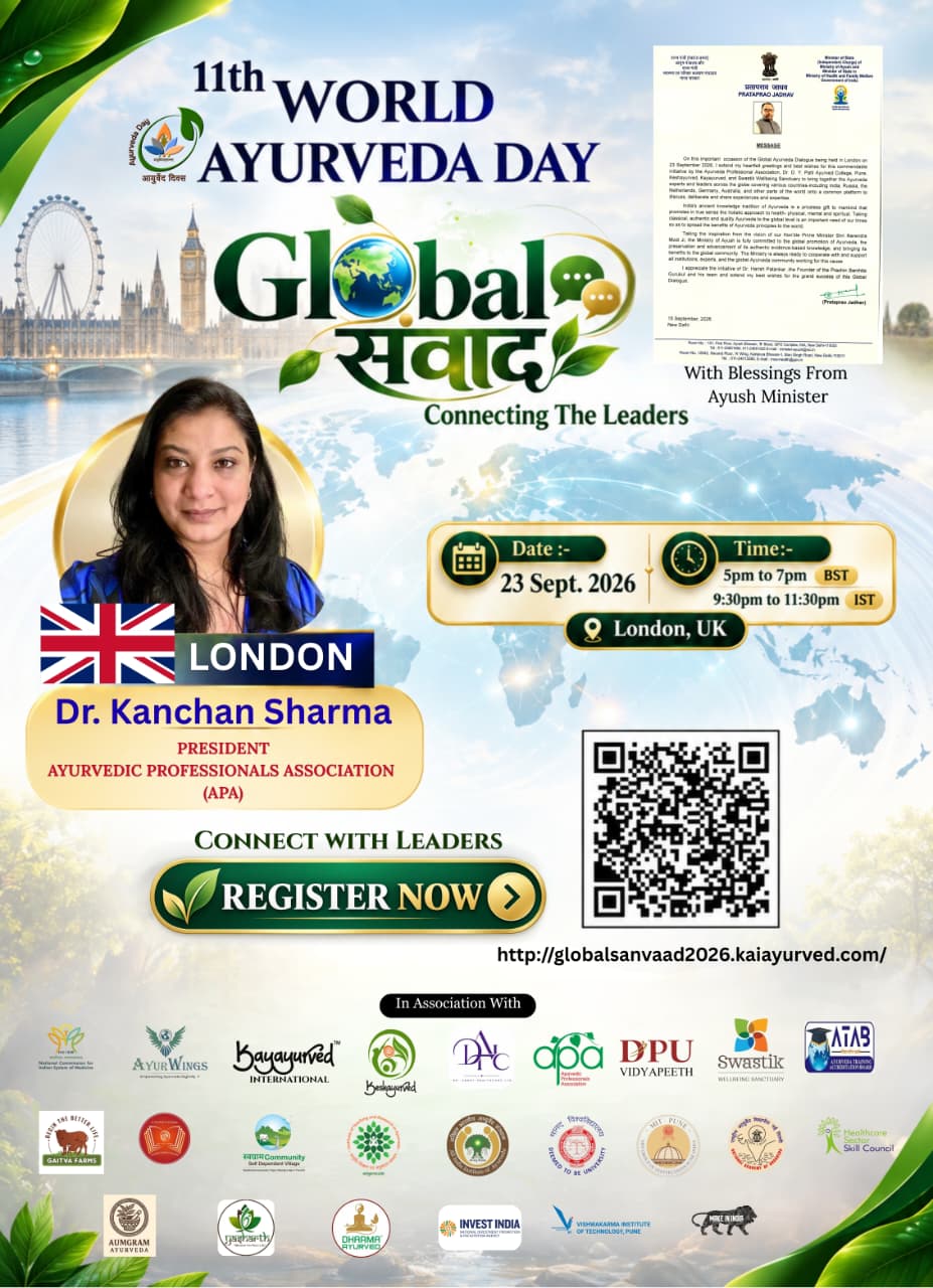 Dr. Kanchan Sharma — President, Ayurvedic Professionals Association (APA)