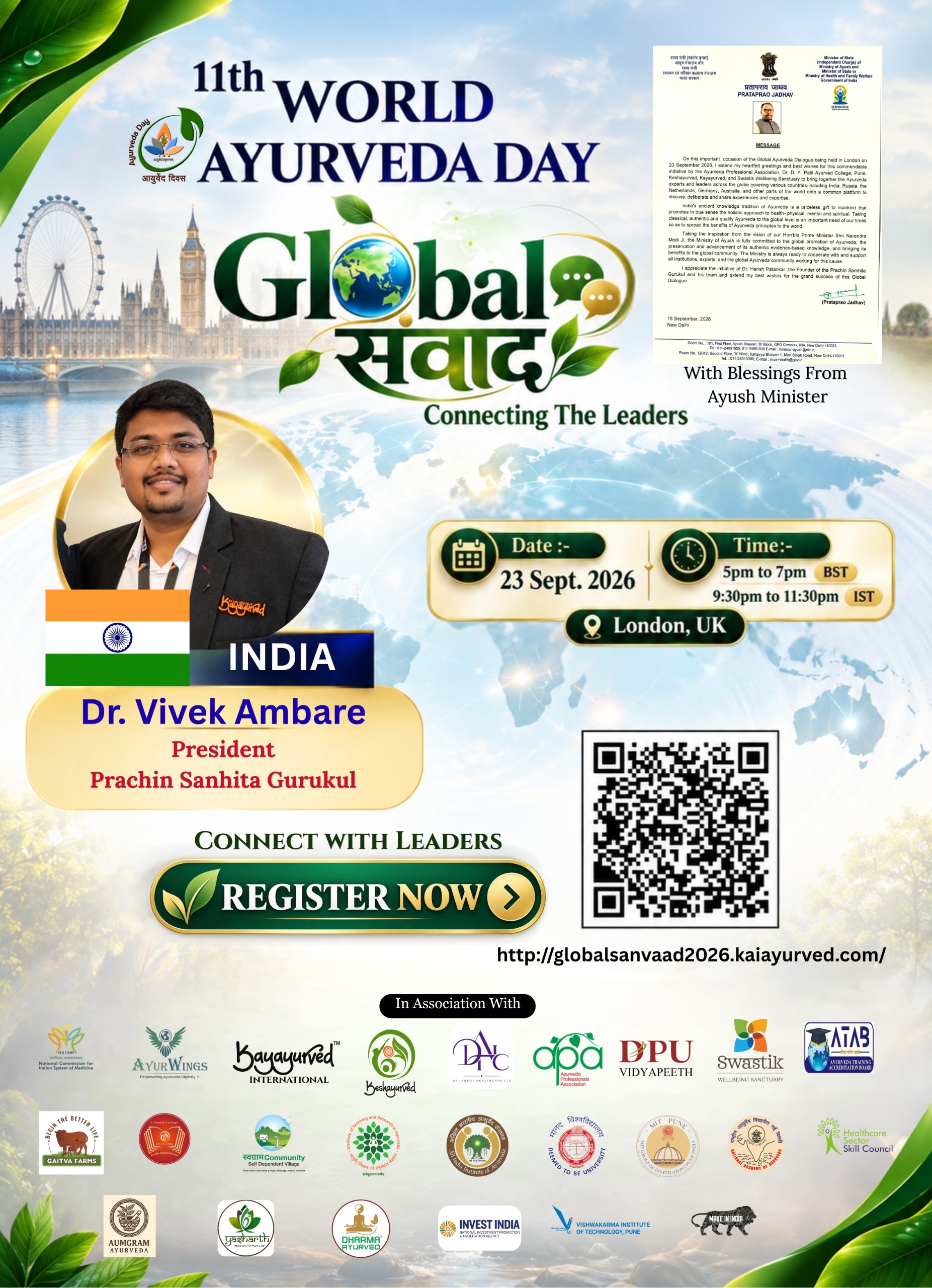 Dr. Vivek Ambare — President, Prachin Samhita Gurukul